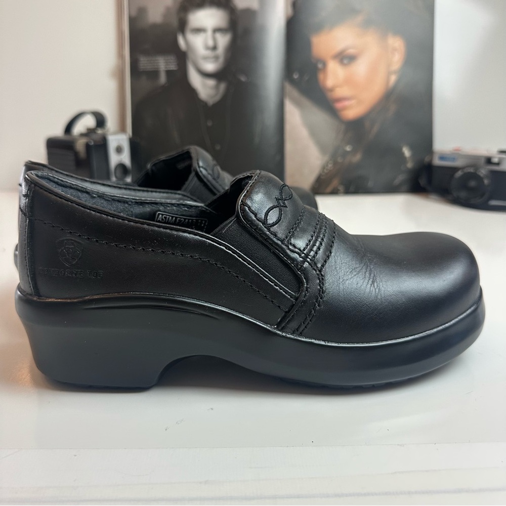 Ariat Work Composite Toe Slip-On Shoes ASTM F2413 SD Black - Picture 4 of 7